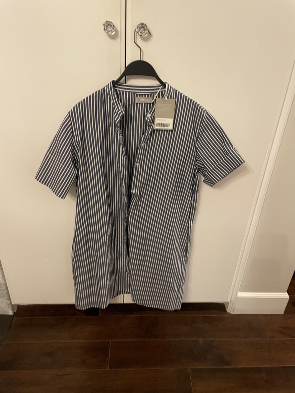 EVERLANE cotton stripes dress NWT sz6 loose fit nwt